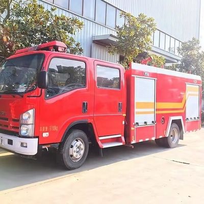 গুণ  ISUZU 4X2 700P Fire Fighting Truck Small Fire Rescue Truck 4cbm 5cbm কারখানা