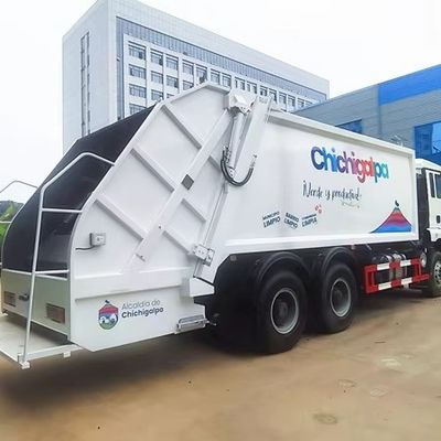 চীন শ্যাকম্যান 20cbm কম্প্যাক্টর আবর্জনা ট্রাক বাম এবং ডান হাত ড্রাইভ ইউরো 2