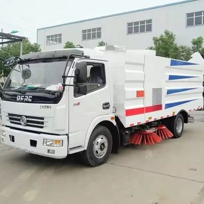 DONGFENG 8cbm স্ট্রিট সুইপিং ট্রাক, স্ট্রিট সুইপার যানবাহন 4x2 120hp