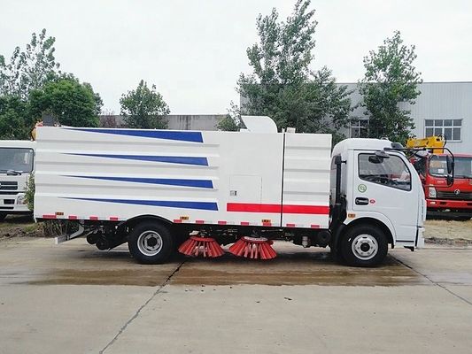 DONGFENG 8cbm স্ট্রিট সুইপিং ট্রাক, স্ট্রিট সুইপার যানবাহন 4x2 120hp