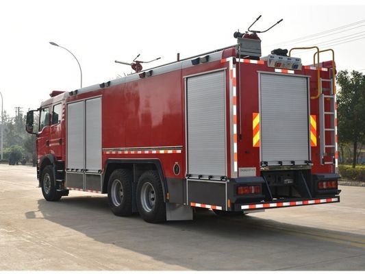 সিনোট্রুক হাও 5cbm 12cbm অগ্নি নির্বাপক ট্রাক জরুরী অগ্নি জল ট্রাক