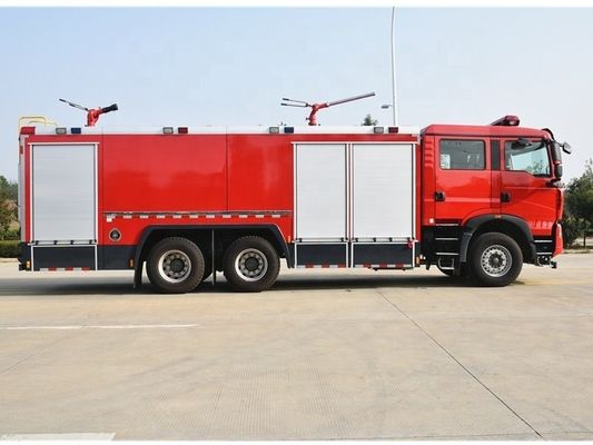 সিনোট্রুক হাও 5cbm 12cbm অগ্নি নির্বাপক ট্রাক জরুরী অগ্নি জল ট্রাক