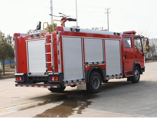 সিনোট্রুক হাও 5cbm 12cbm অগ্নি নির্বাপক ট্রাক জরুরী অগ্নি জল ট্রাক
