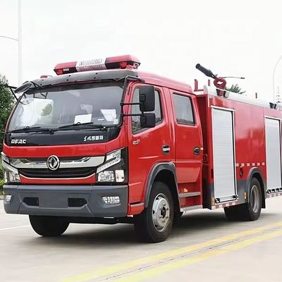 ডংফেং 4cbm 8cbm ওয়াটার ট্যাঙ্ক অগ্নি নির্বাপক ট্রাক অগ্নি নির্বাপক ট্রাক 4x2