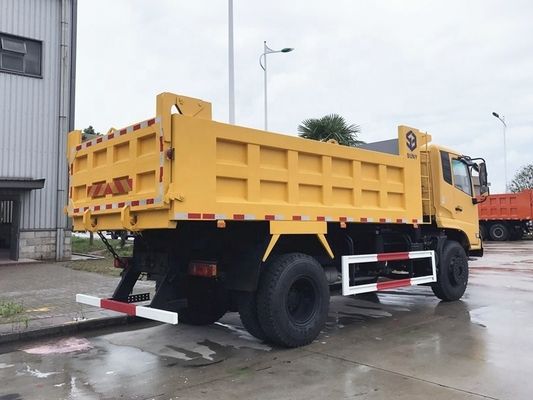 10 টন ডংফেং ডাম্প ট্রাক 4X2 হালকা ট্যাপার ট্রাক বাম স্টিয়ারিং ইউরো 3