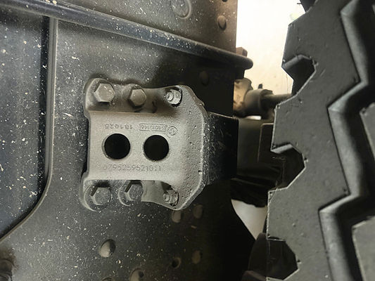 শ্যাকম্যান ট্রাকের খুচরা যন্ত্রাংশ F2000/F3000/X3000 রিয়ার স্প্রিং লিমিট ব্লক DZ95259521011 সাসপেনশন সিস্টেমের যন্ত্রাংশ মূল